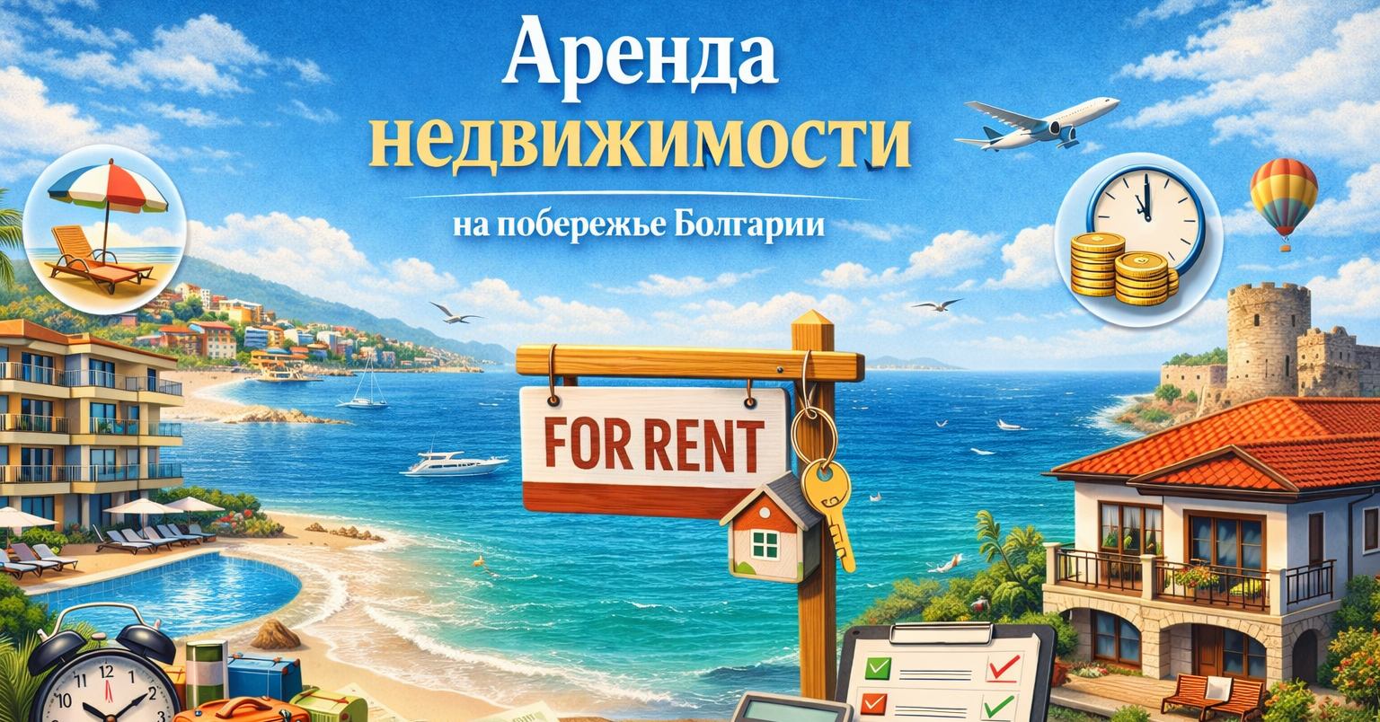 Аренда апартаментов и квартир у моря в Болгарии