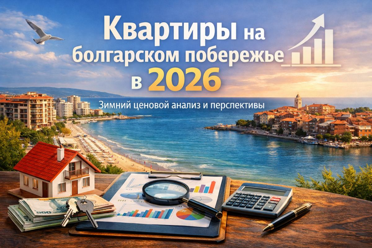 Квартиры на болгарском побережье в 2026: зимний ценовой анализ и перспективы