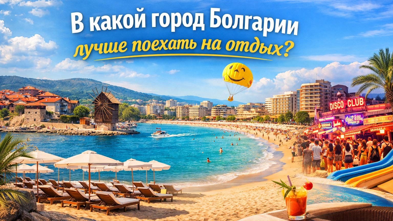 город Болгарии лучше для отдыха