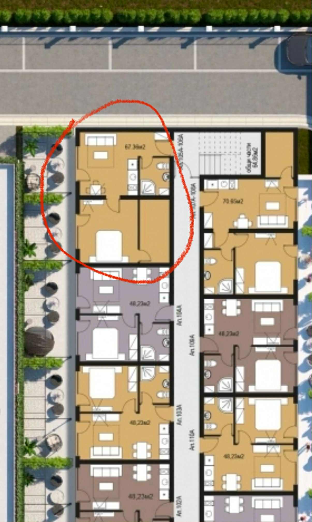 2 комн. квартира в Солнечный Берег 2 комн. квартира в Солнечный Берег