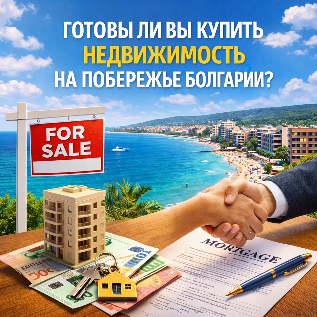 Готовы ли вы купить недвижимость на побережье Болгарии?