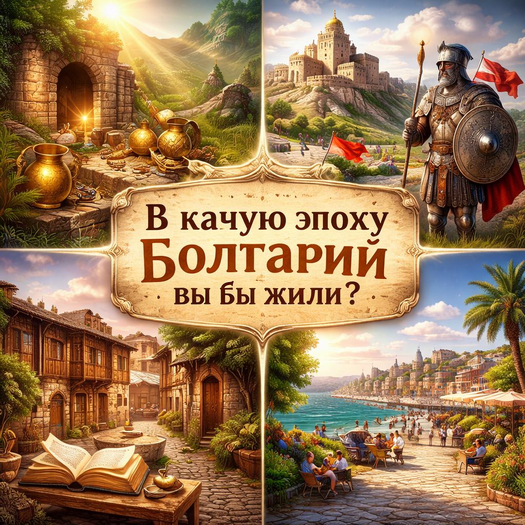 В какую эпоху Болгарии вы бы жили?